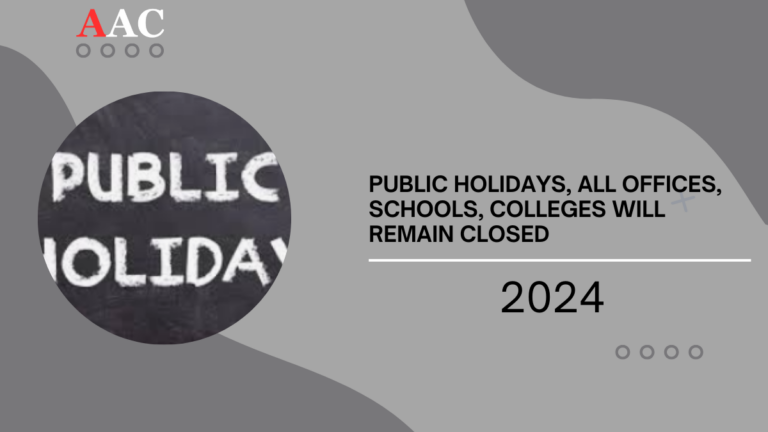 Public Holidays in October 2024, All offices, schools, colleges will remain closed on 2,3,11,12 and 31 October